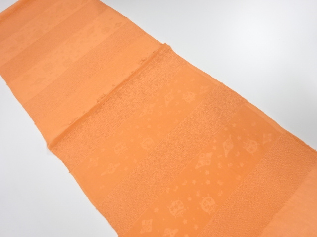 未使用品　正絹　縮緬地　帯揚げ